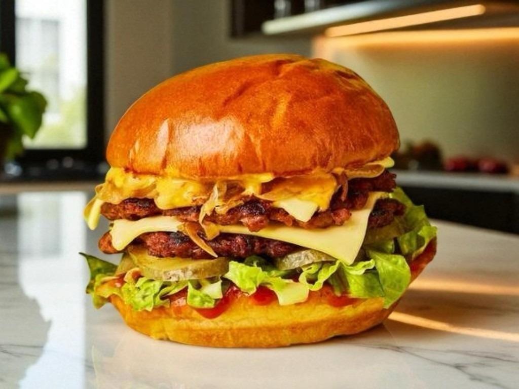 Quadruple Cheeseburger